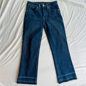 Lucky Brand Mid Rise Crop Mini Boot Ava Jeans